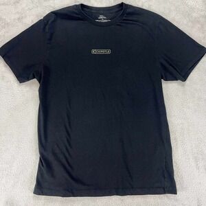 Loomstate for Chipotle Graphic T-Shirt Novelty‎ Back Print Black Unisex Large